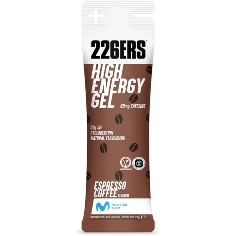 HIGH ENERGY GEL CAFÉ EXPRESO CON CAFEÍNA